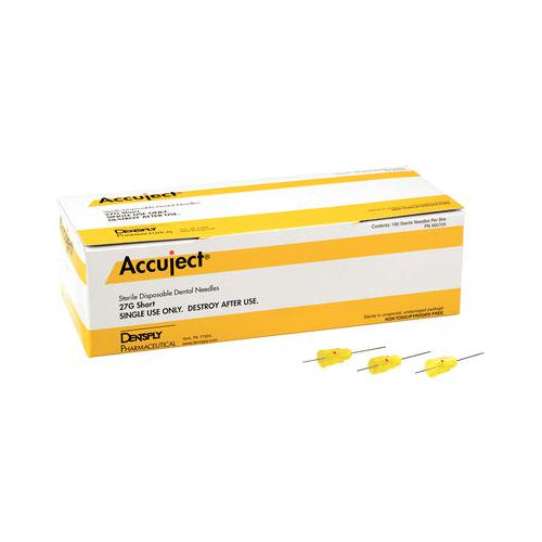 Dentsply 900705 Accuject 27G Short Needle 100/Pk Dentsply 900705 Accuject 27G Short Needle 100/Pk